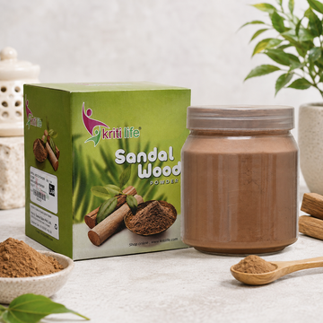 Organic Sandalwood/Chandan Powder 200gm for Puja  - 100% Pure &amp; Natural Fragrance