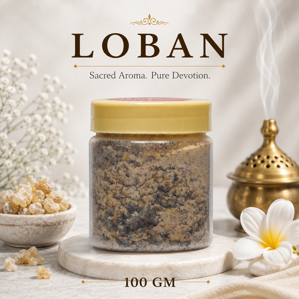 Energised Loban Powder – 100 grams | For Havan, Dhuni & Energy Cleansing