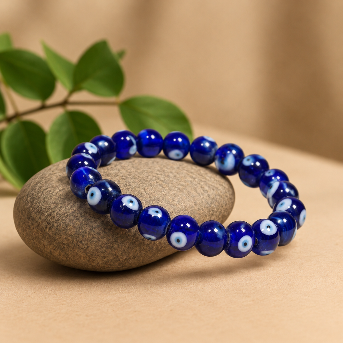 Evil Eye Protection crystal Bracelet – Wards Off Negativity & Attracts Positivity-10mm