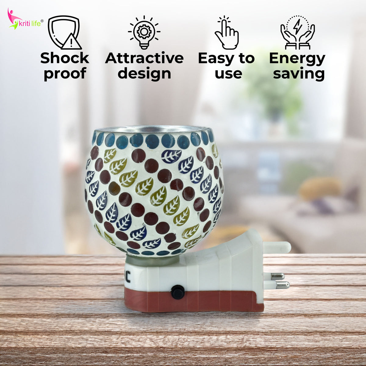Diffuser Champor Electric Camphor Diffuser| Aroma Oil Diffuser – kritilife