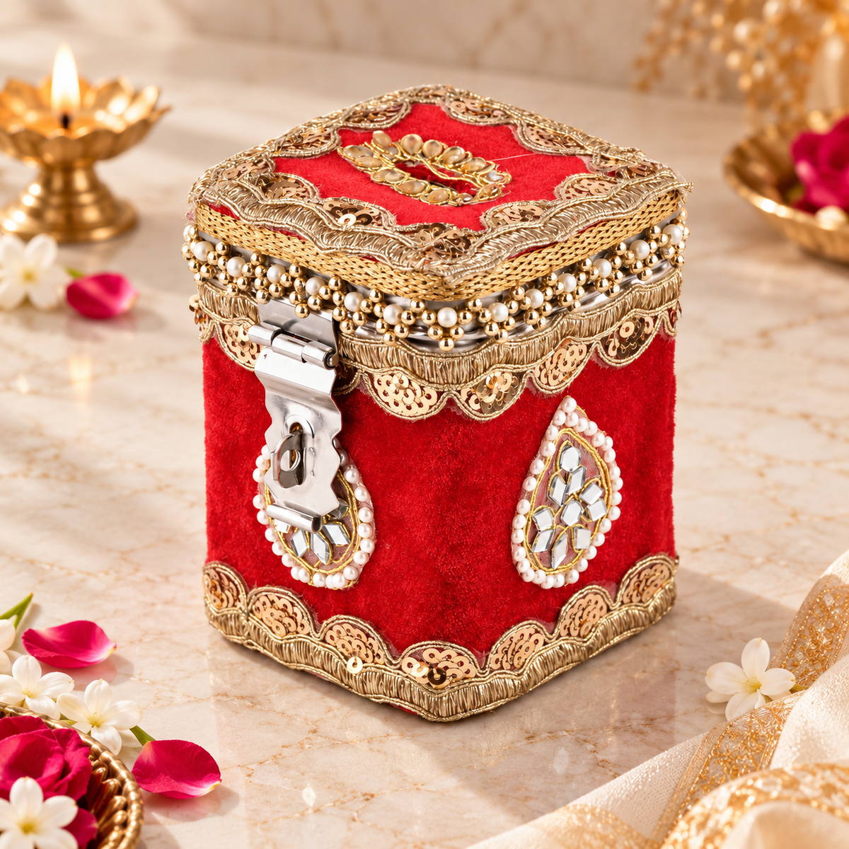 Mata Rani Ka Khazana Box – Navratri Durga Pooja Decorative Box