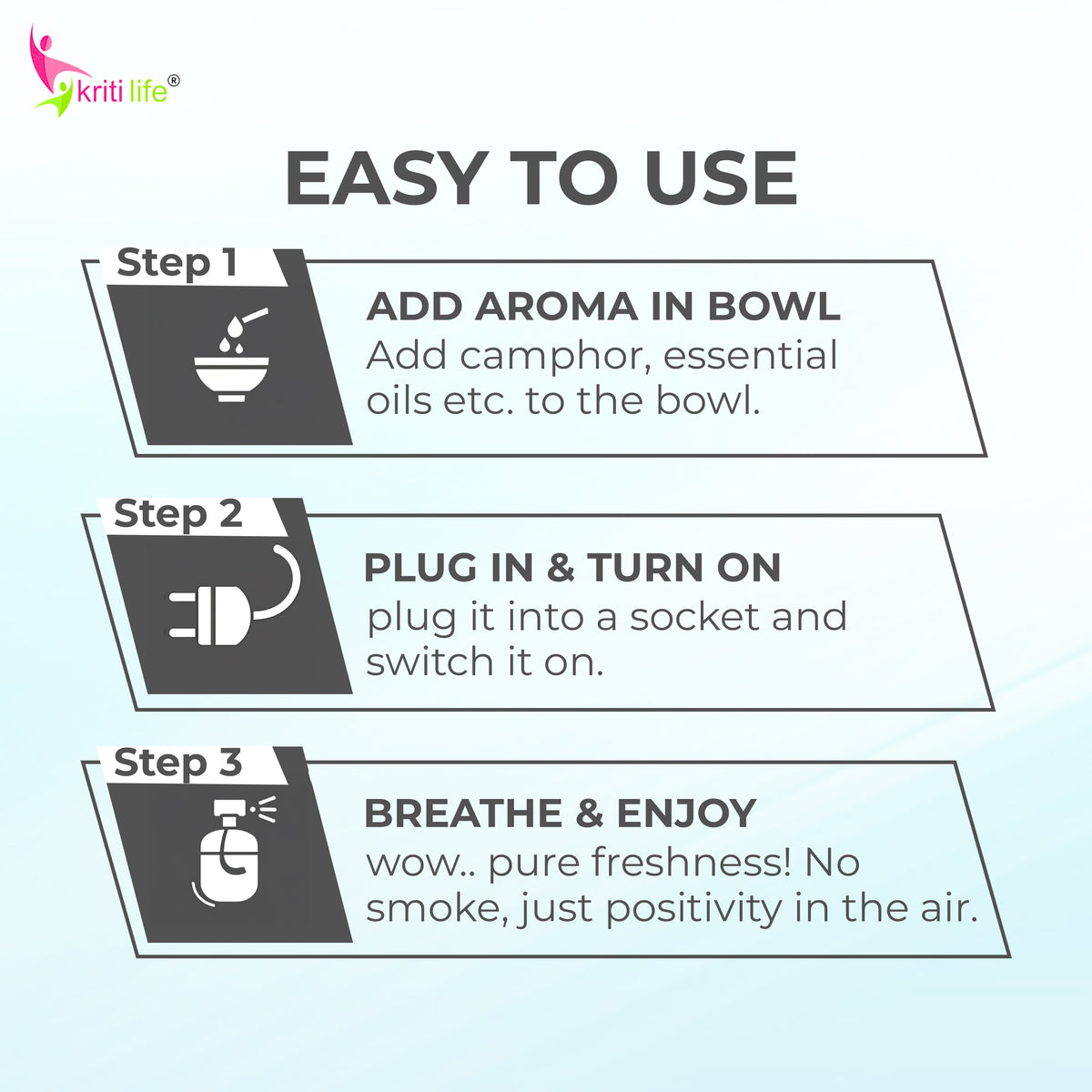 Diffuser Champor Electric Camphor Diffuser| Aroma Oil Diffuser – kritilife