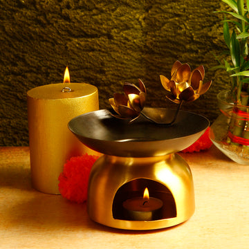 Aroma Oil Diffuser Brass/peetal Burner