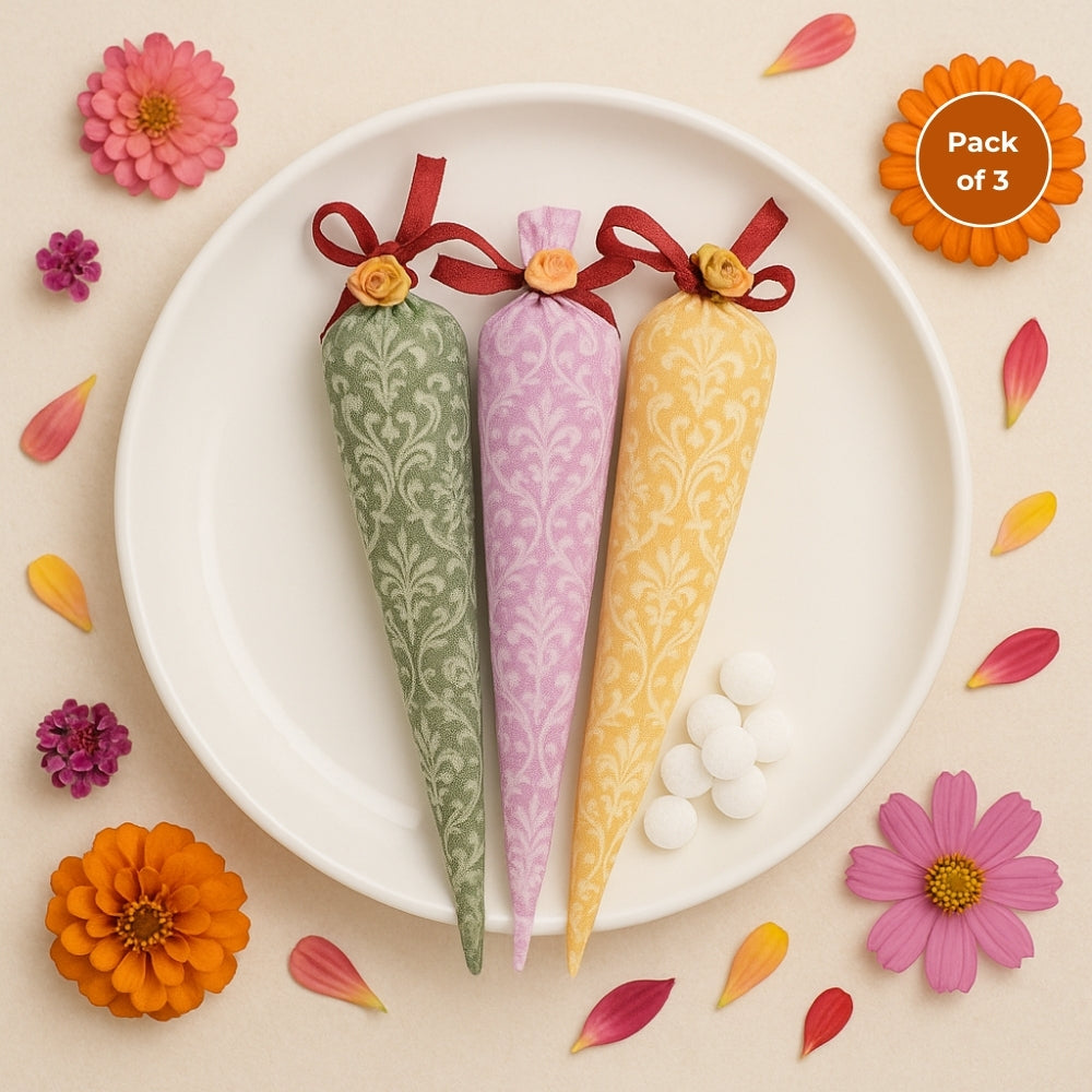 Camphor Sticks Pack of 3 | Organic Air Freshener for Car, Home, Bathroom & Meditation | Long-Lasting Fragrance | Natural Camphor Aroma