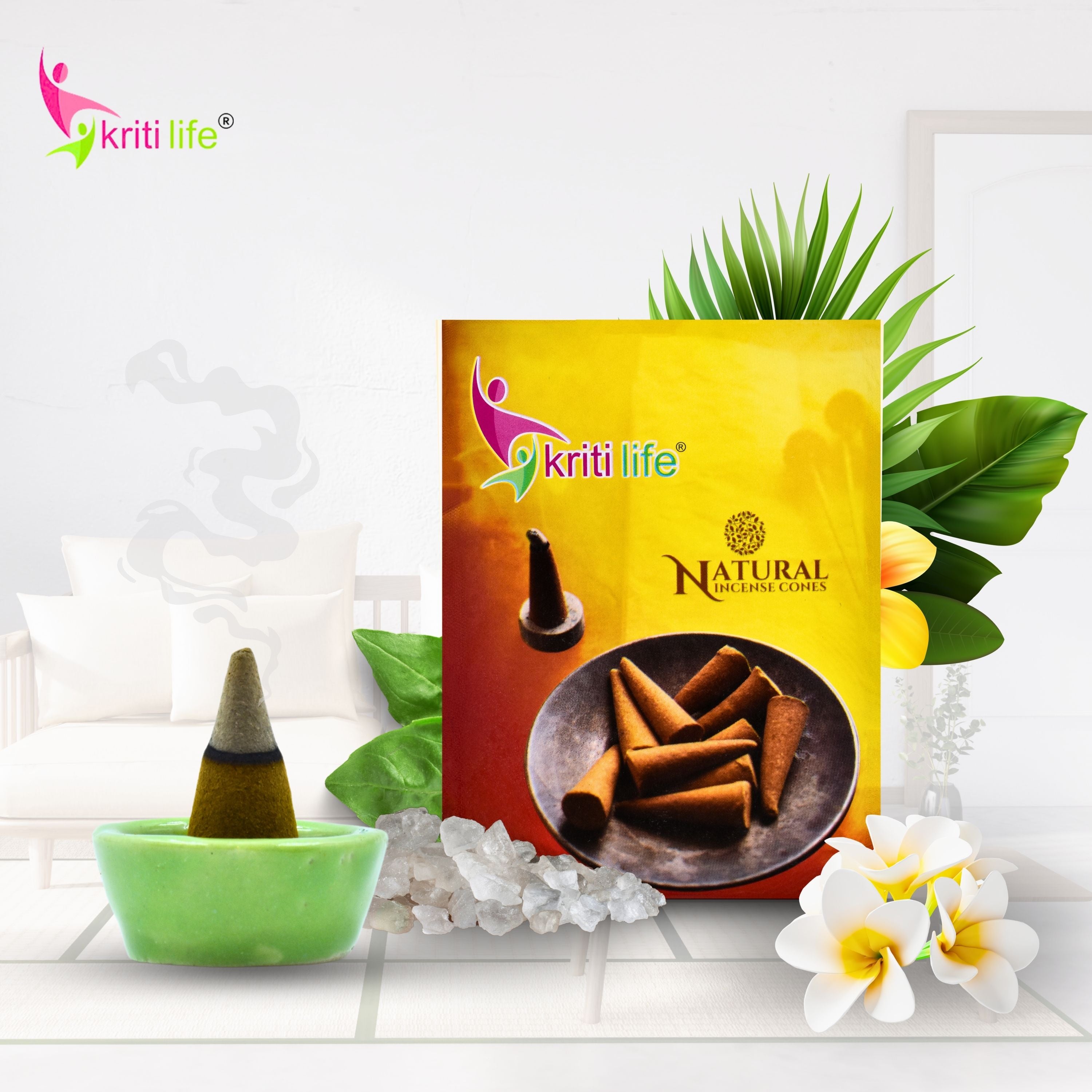 Incense Cone - Nag Champa 150 Pcs Burn Time 20 Minutes