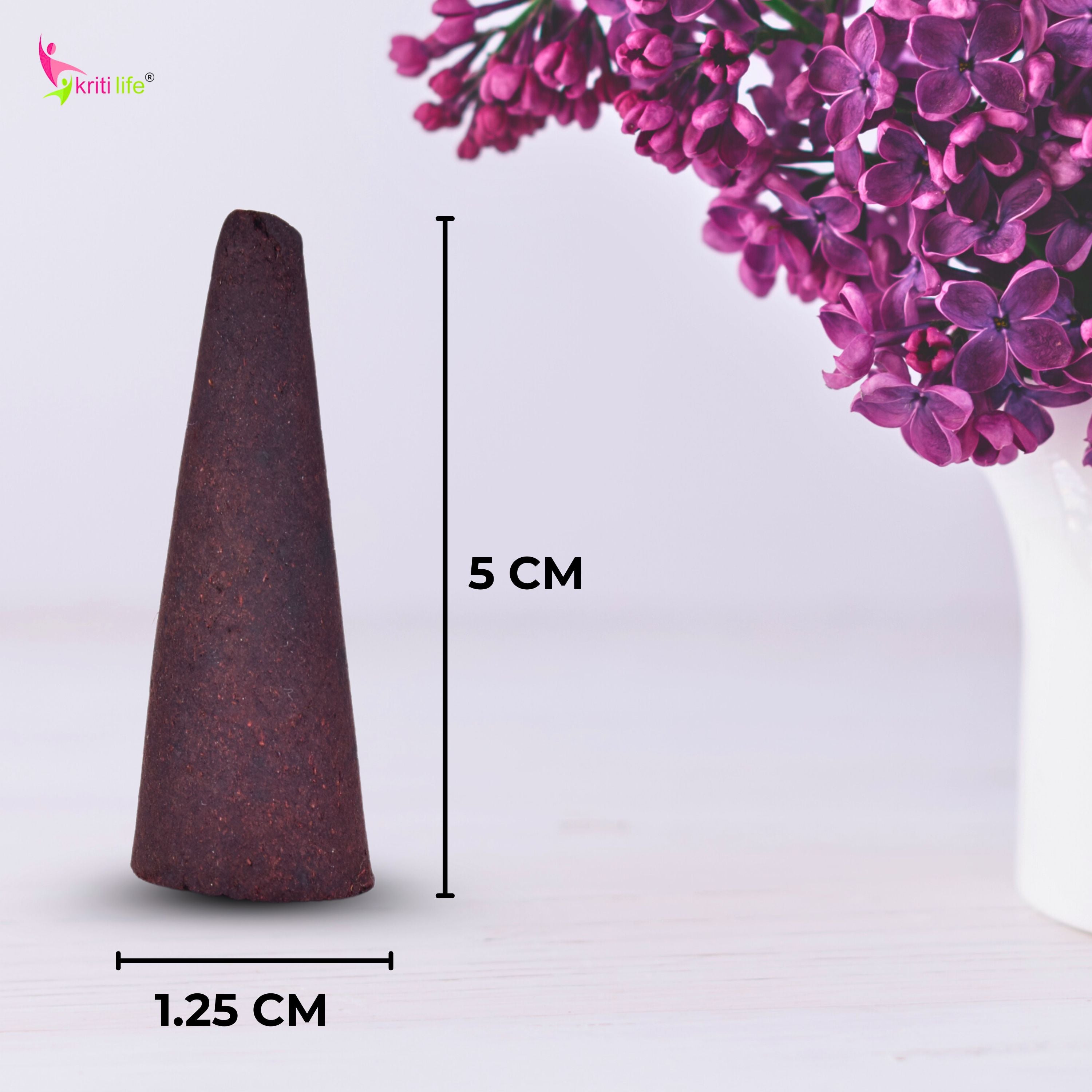 Incense Cone - Citronella 60 Pcs Burn Time 40 Minutes