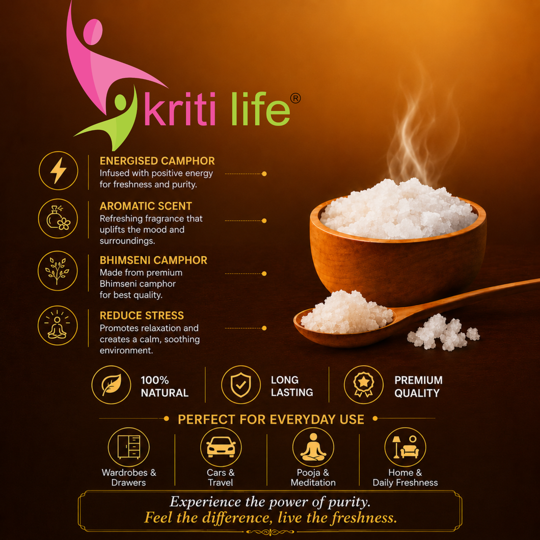 Feng Shui Energised Camphor/Kapoor 1 Kg