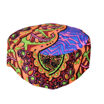 Colourful Holi Nehru Cap – Pack of 2 Traditional Printed Festival Caps