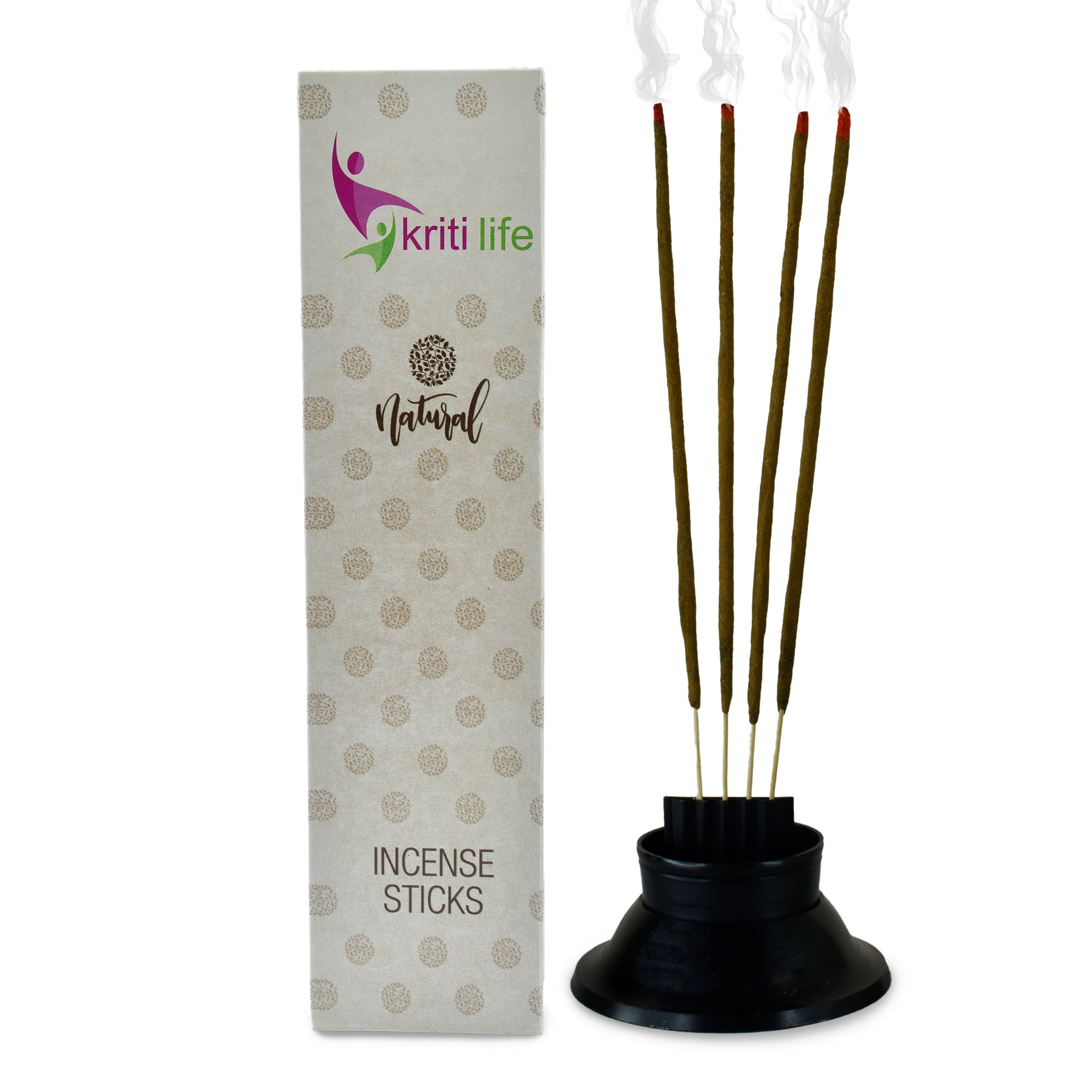 Kriti Life Incense Sticks - Kesar Chandan 100 Pcs Perfect for Puja &amp; Relaxation