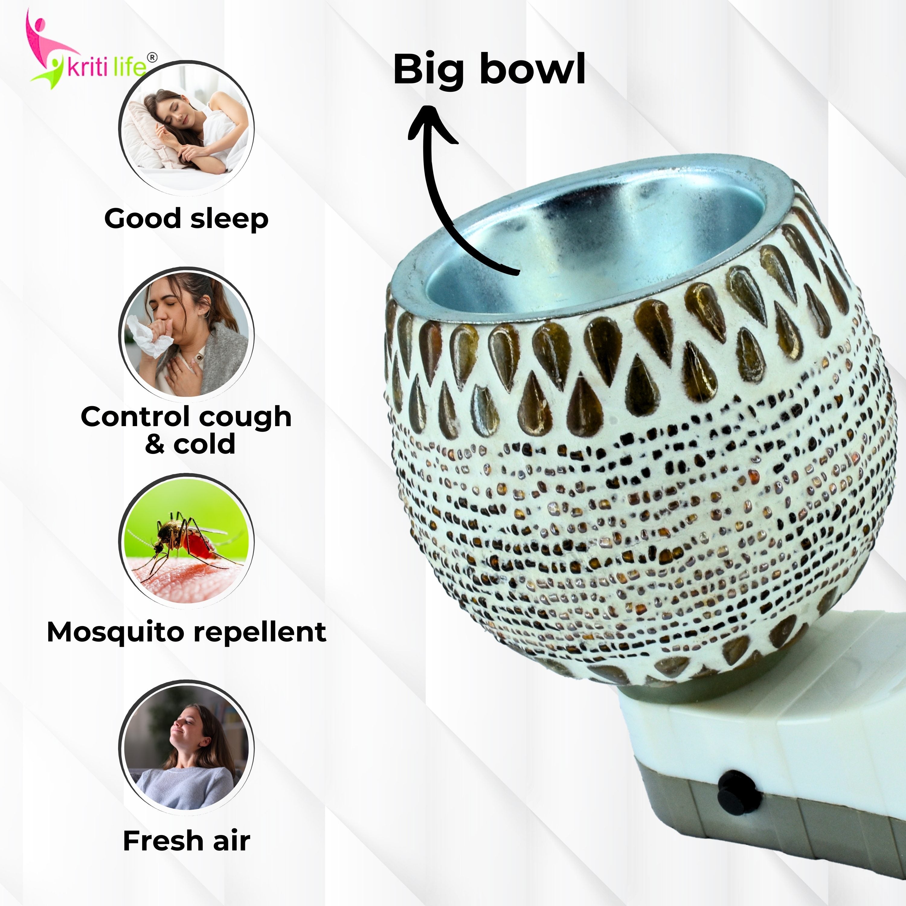 Electric Camphor Diffuser| Aroma Oil Diffuser