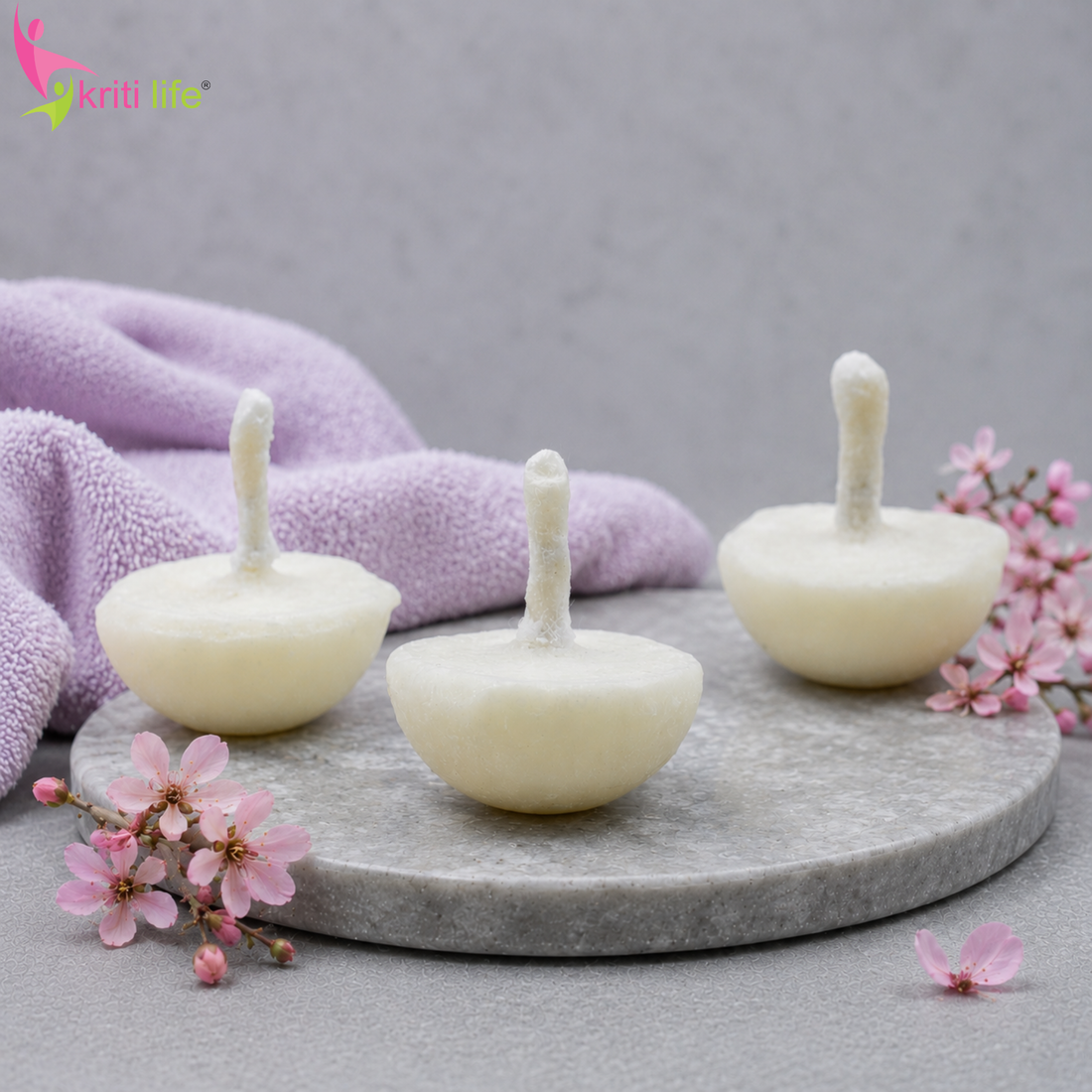 Rose Scented Ghee Jyot Batti - 100 Pcs | Burns upto 20 Minutes