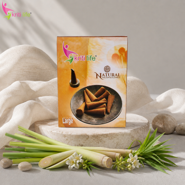 Citronella Incense Cone - 60 Pcs Burn Time 40 Minutes