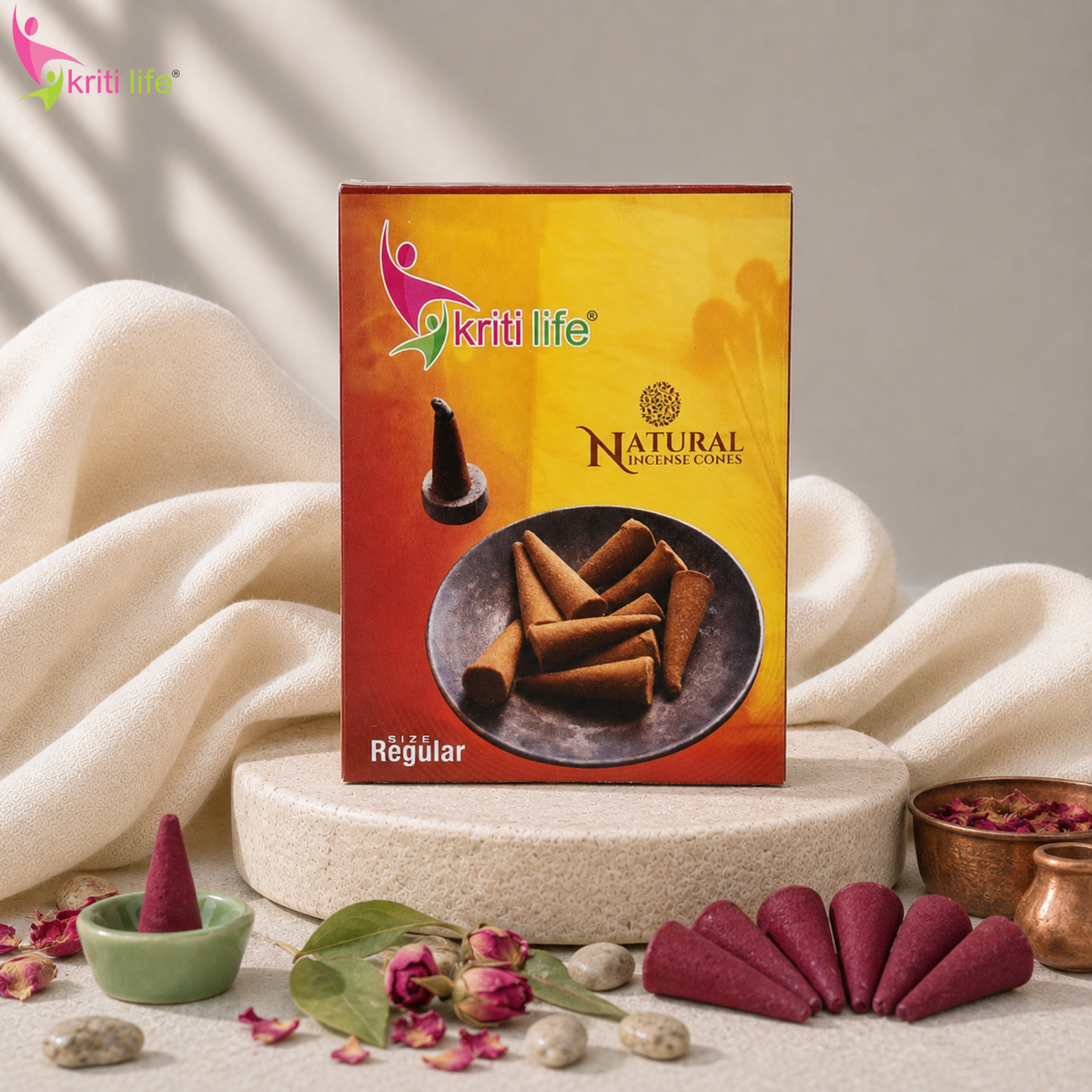 Firangi Pani Incense Cone - 150 Pcs Burn Time 20 Minutes