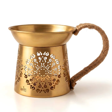 Brass Loban, Camphor, Aroma Oil and Bakhoor Burner