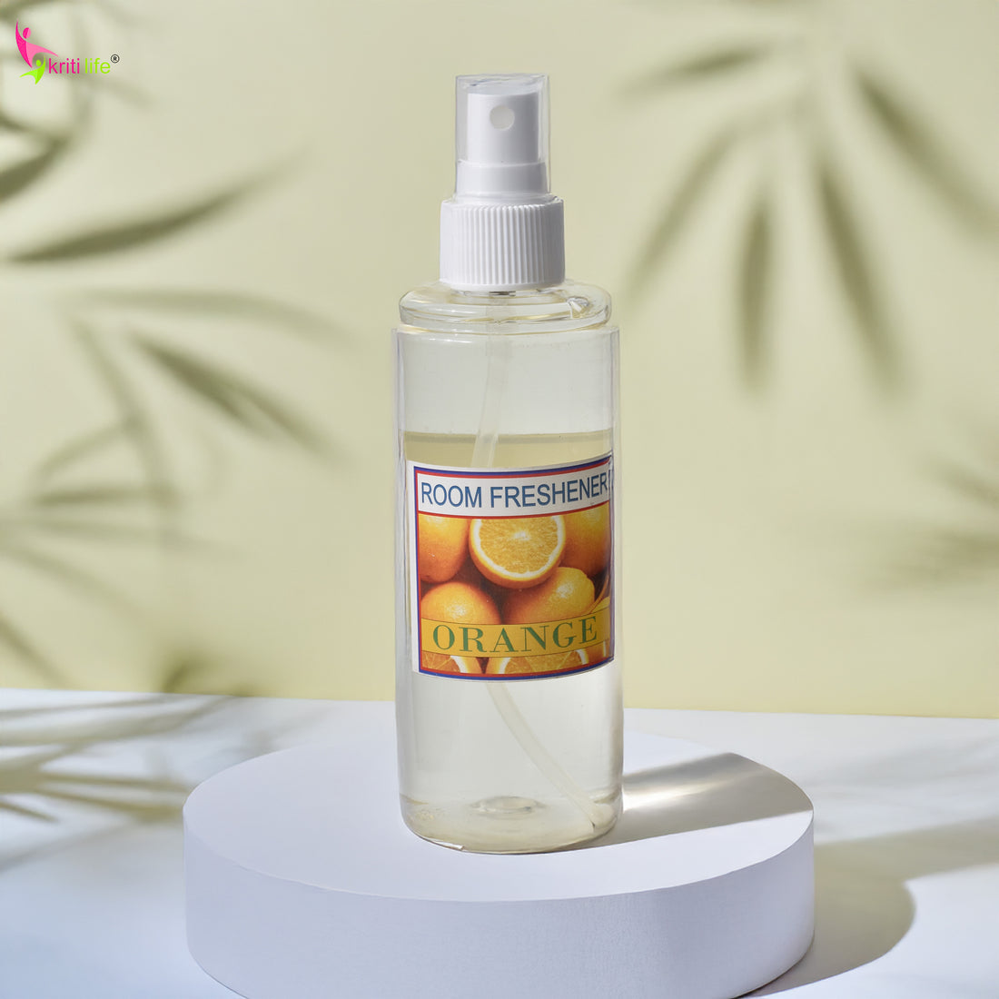 Kriti Life Room Spray - Orange 165 ML Long-Lasting Fragrance for Home &amp; Office.