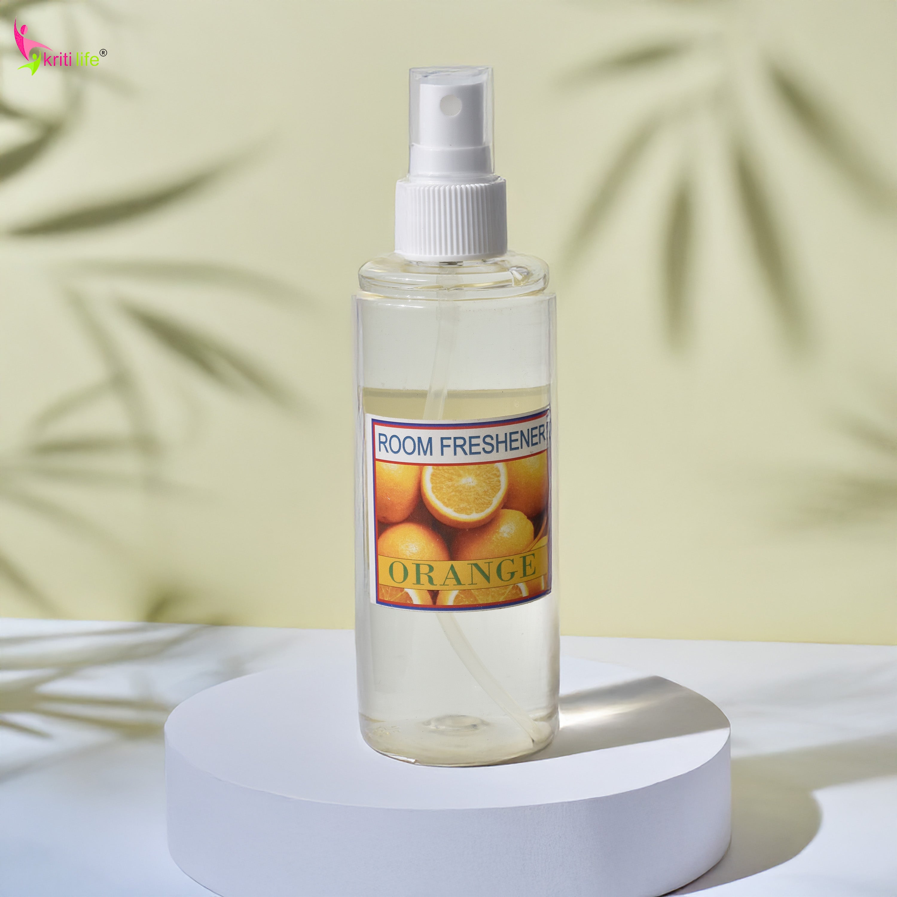Kriti Life Room Spray - Orange 165 ML Long-Lasting Fragrance for Home &amp; Office.