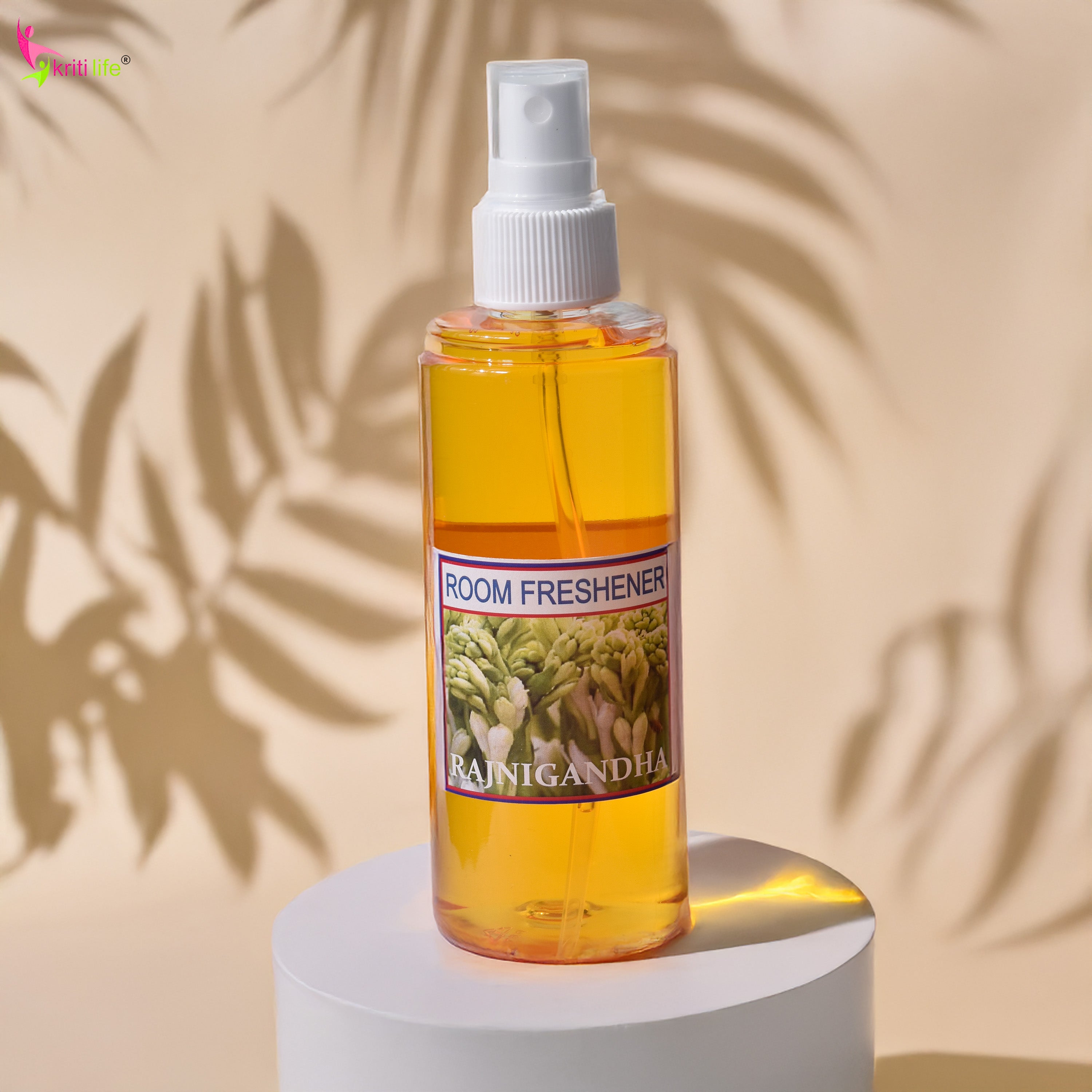 Kriti Life Room Spray - Rajni Gandha 165 ML Long-Lasting Fragrance for Home &amp; Office