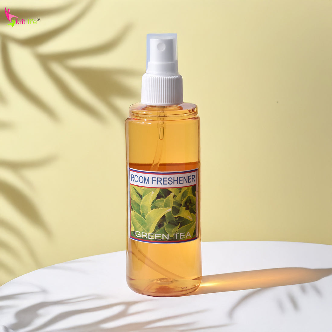 Kriti Life Room Spray - Green Tea 165 ML Long-Lasting Fragrance for Home &amp; Office.