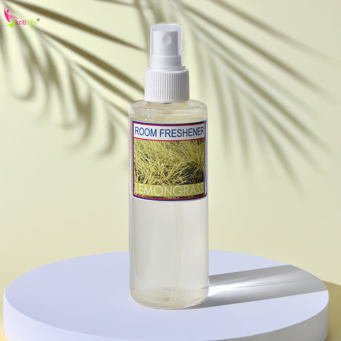 Kriti Life Room Spray - Lemon Grass 165 ML Long-Lasting Fragrance for Home &amp; Office