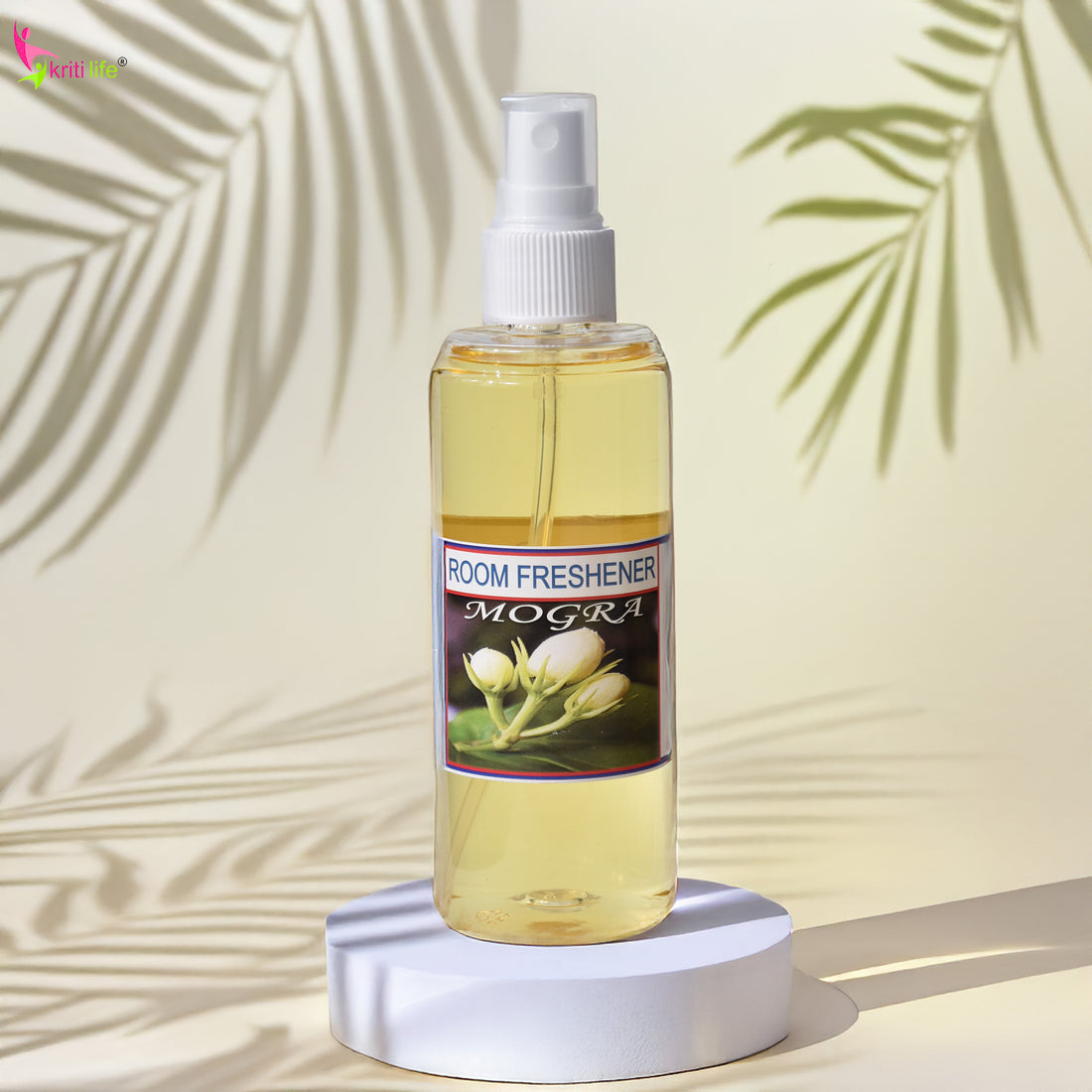 Kriti Life Room Spray - Mogra 165 ML Long-Lasting Fragrance for Home &amp; Office