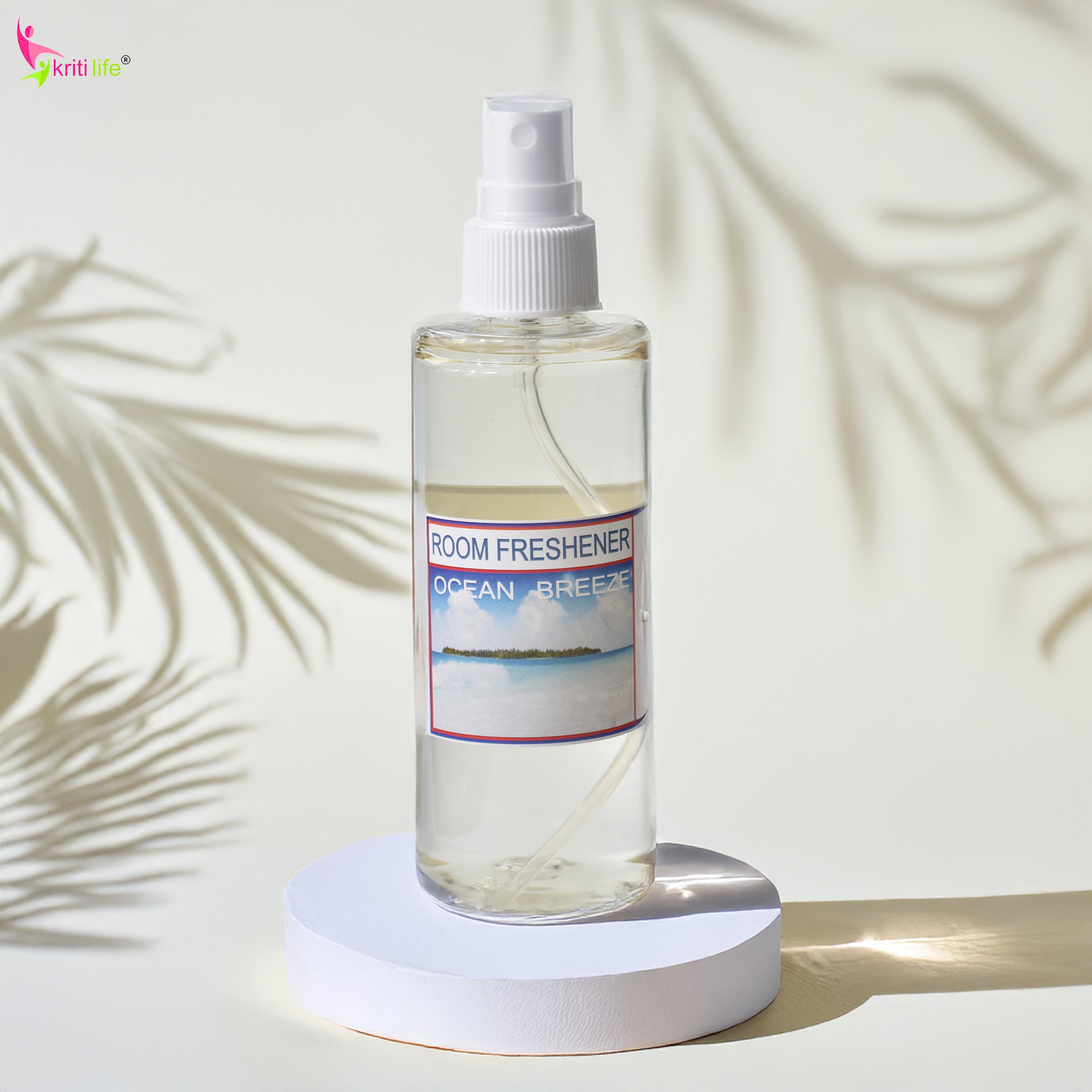 Kriti Life Room Spray - Ocean Breeze 165 ML Long-Lasting Fragrance for Home &amp; Office