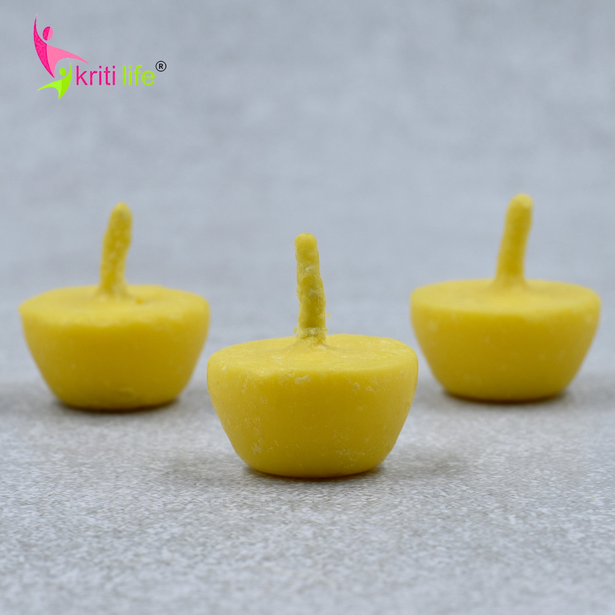 Kriti Life Ghee Jyot Batti 100 Pcs Pure &amp; Long-Lasting for Puja