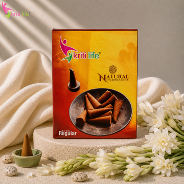 Rajni Gandha Incense Cone - 150 Pcs Burn Time 20 Minutes