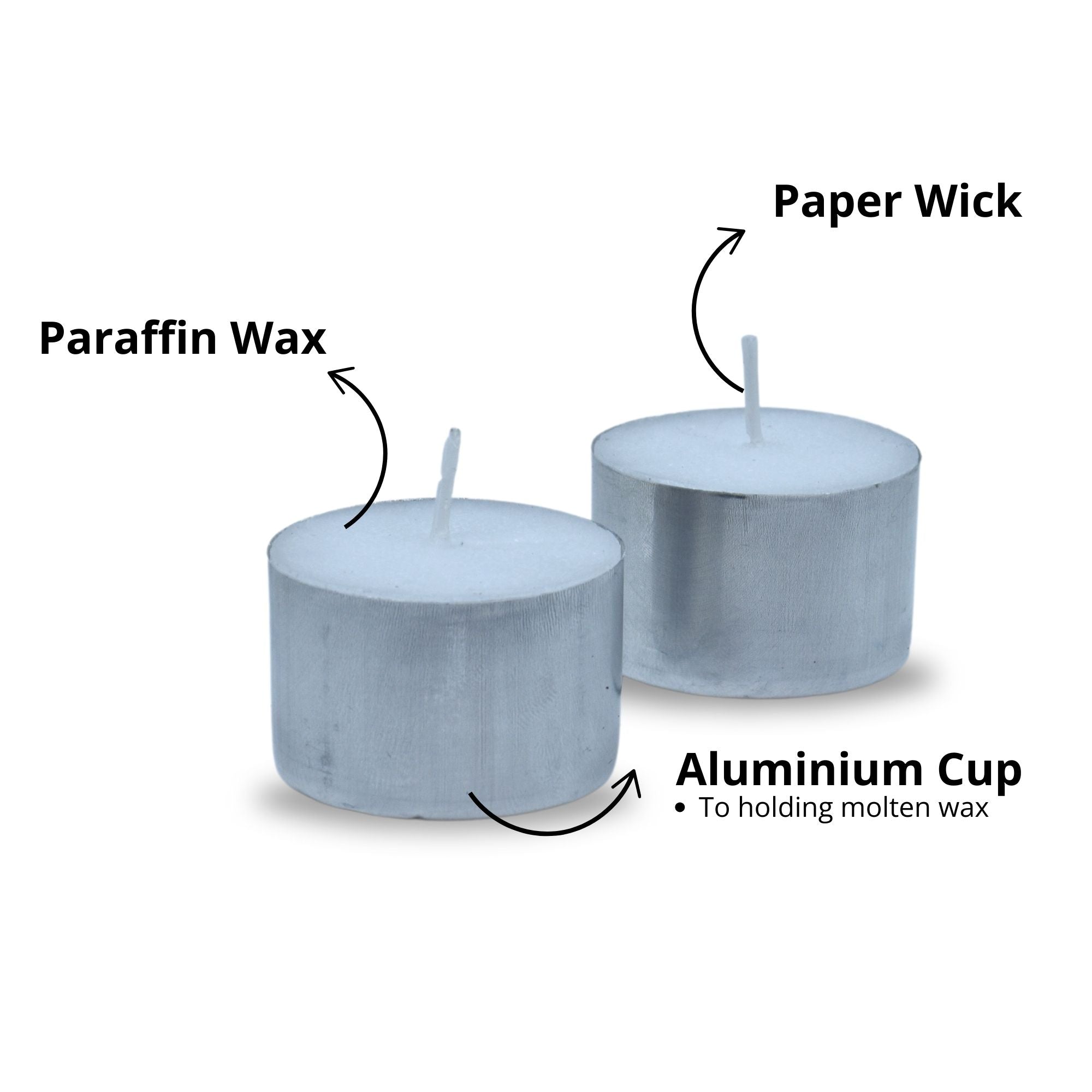 Tealight Candles Unscented  9 Hour Set of 50 Pcs