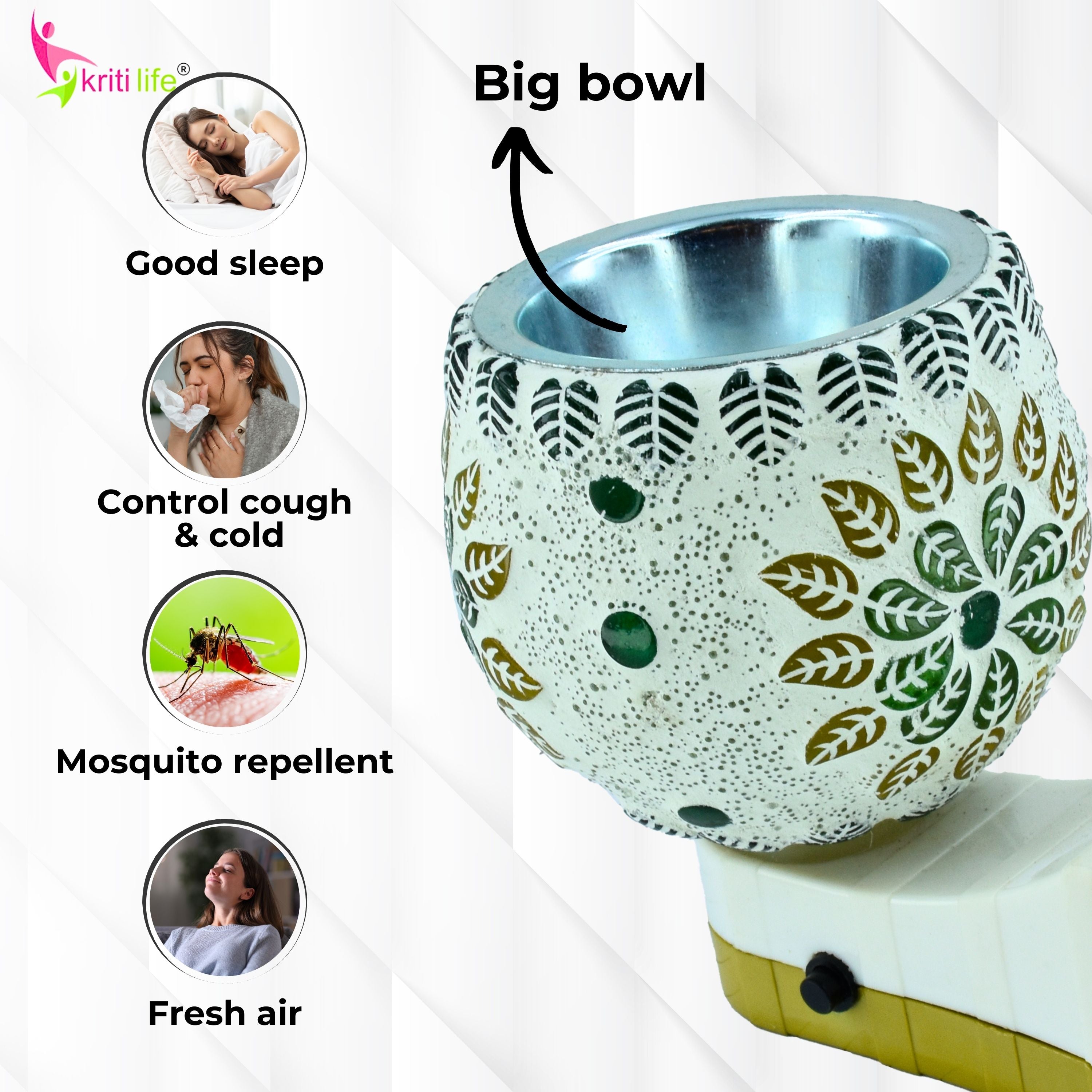 Electric Camphor Diffuser| Aroma Oil Diffuser