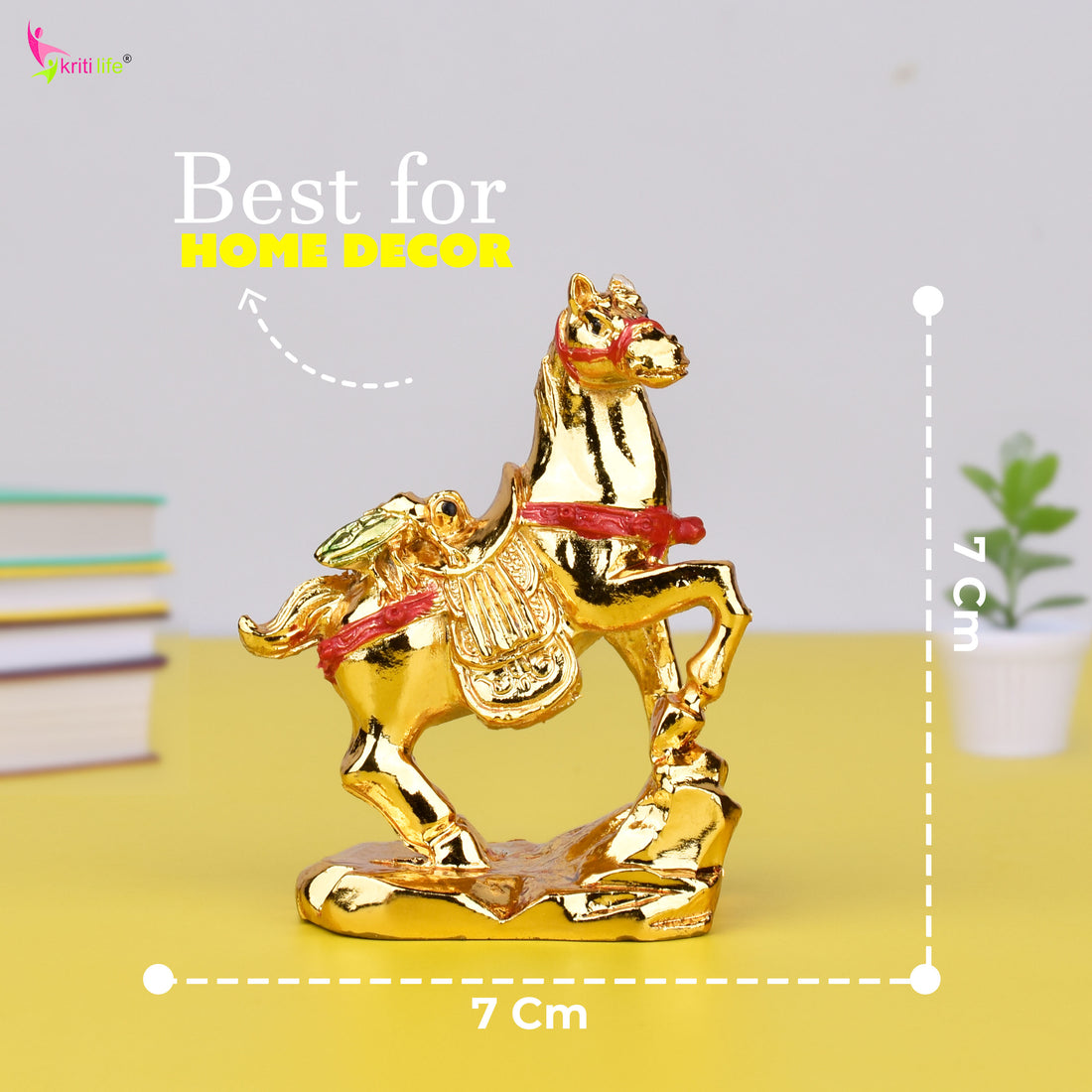 Feng Shui Flying Horse Idol – For Fame, Career Growth & Breakthrough Success- 3 inches