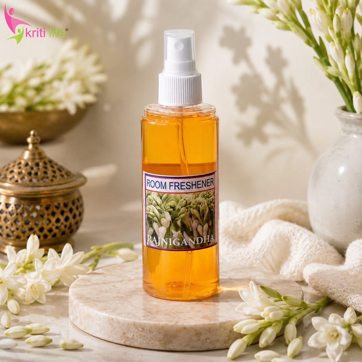Rajni Gandha Room Spray - 165 ML Long-Lasting Fragrance for Home &amp; Office