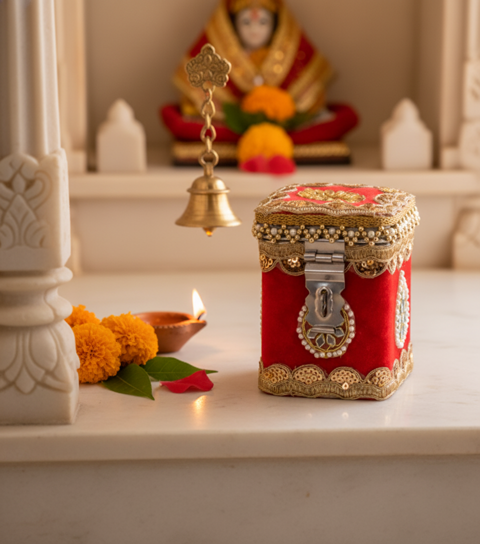 Mata Rani Ka Khazana Box – Navratri Durga Pooja Decorative Box