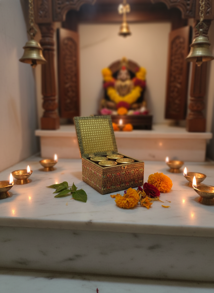 Holi Gulal with Dry Fruits Jar Gift Pack of 4 – Premium Festive Hamper with Decorative Box