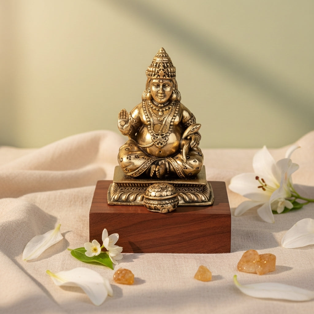 Fine Brass Kuber Idol – Wealth & Prosperity Showpiece
