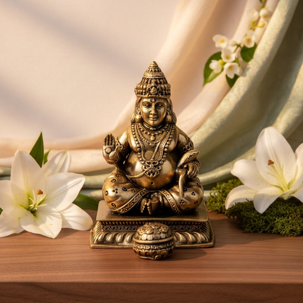 Fine Brass Kuber Idol – Wealth & Prosperity Showpiece