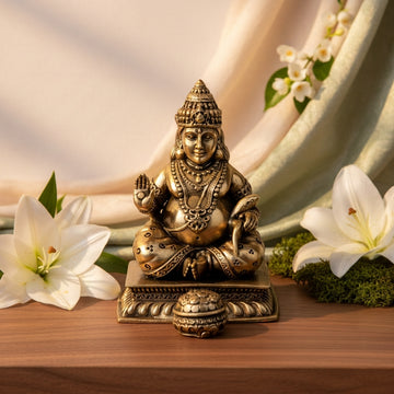 Fine Brass Kuber Idol – Wealth & Prosperity Showpiece