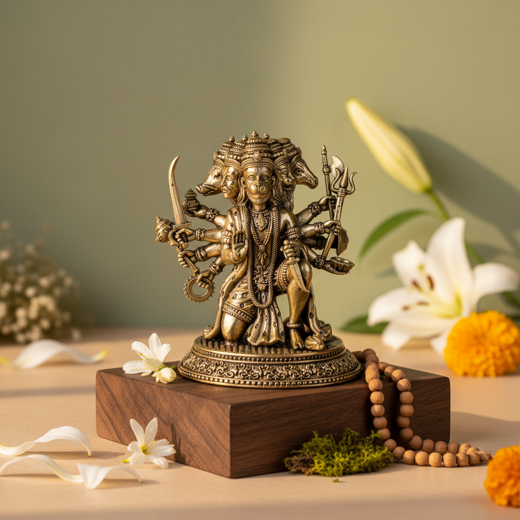 Panchmukhi Hanuman Idol | 5 Mukhi Hanuman Murti for Protection
