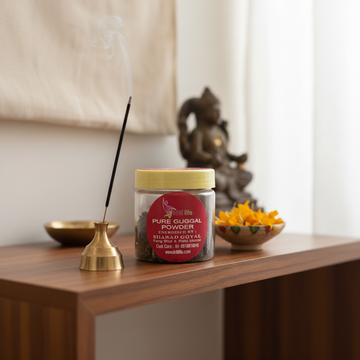 Pure Guggul Powder 100gm - 100% Pure &amp; Natural for Puja, Yajna &amp; Homam