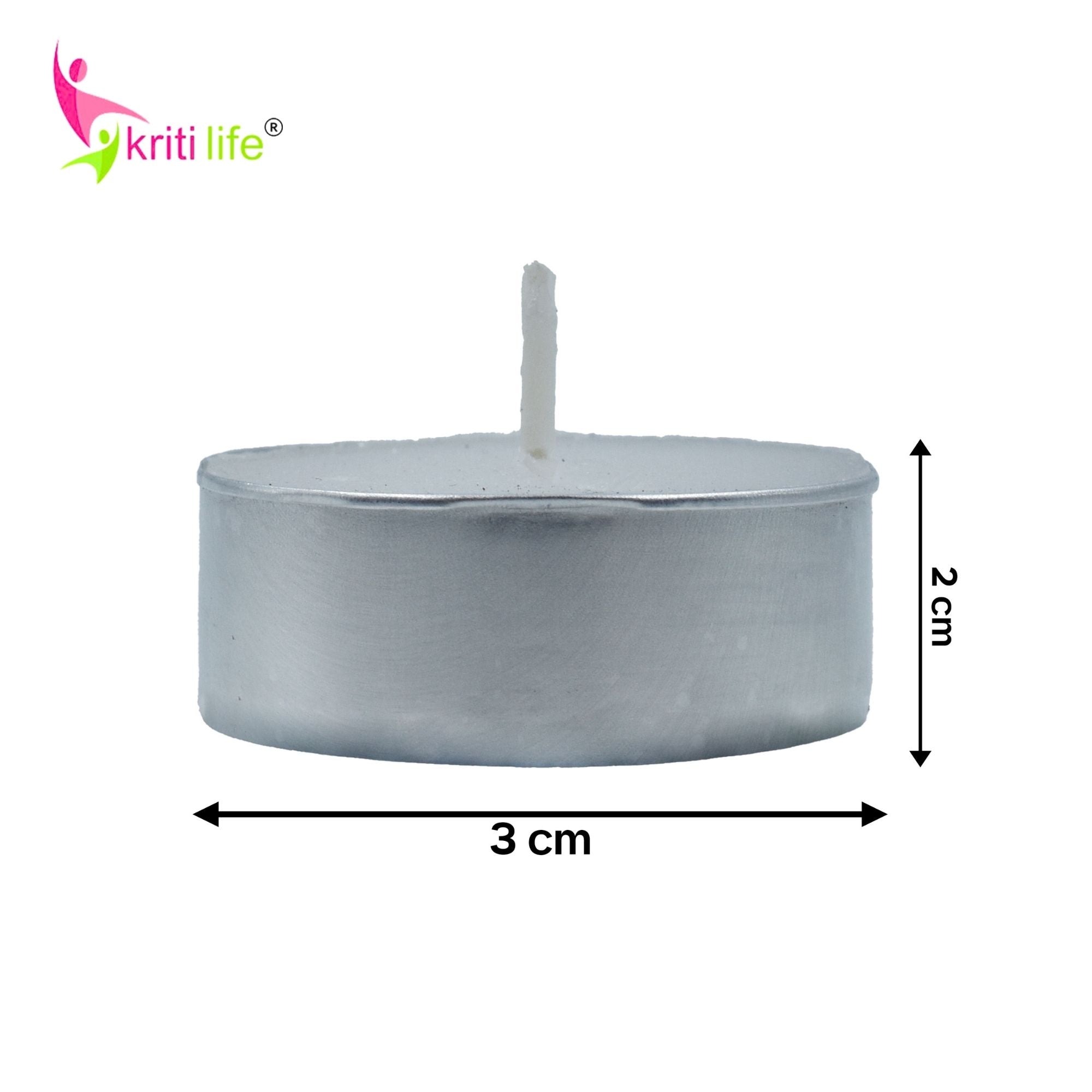 Tealight Candles Unscented  3 Hour Set of 50 Pcs