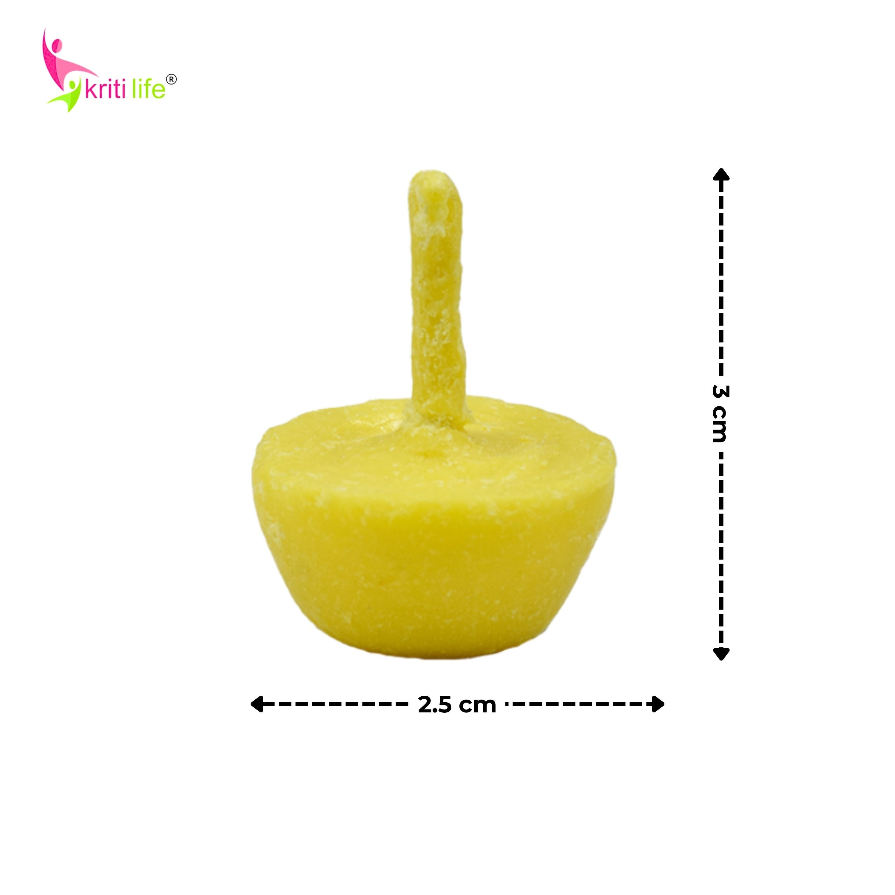 Kriti Life Ghee Jyot Batti 100 Pcs Pure &amp; Long-Lasting for Puja