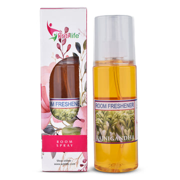 Kriti Life Room Spray - Rajni Gandha 165 ML Long-Lasting Fragrance for Home &amp; Office