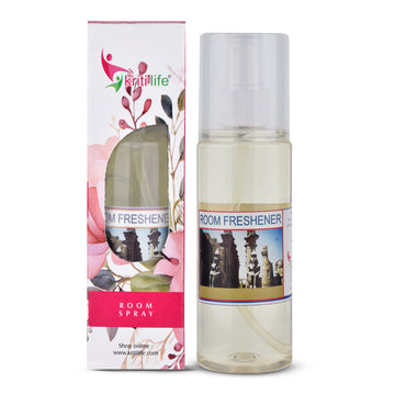 Kriti Life Room Spray - Musk 165 ML Long-Lasting Fragrance for Home &amp; Office.