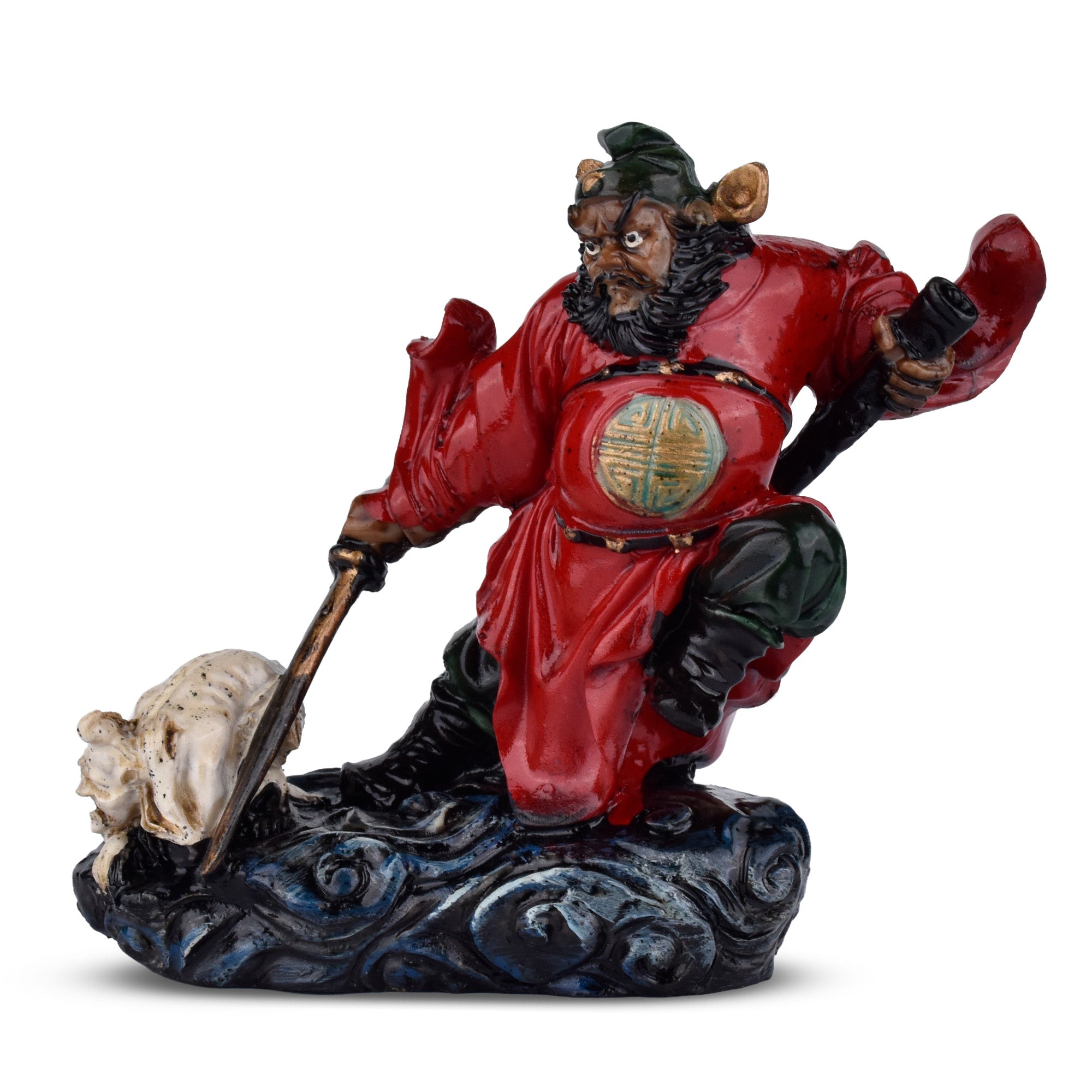 Feng Shui Zhong Kui Idol – Symbol of Protection & Prosperity | Premium Polyresin Figurine- 4 inches