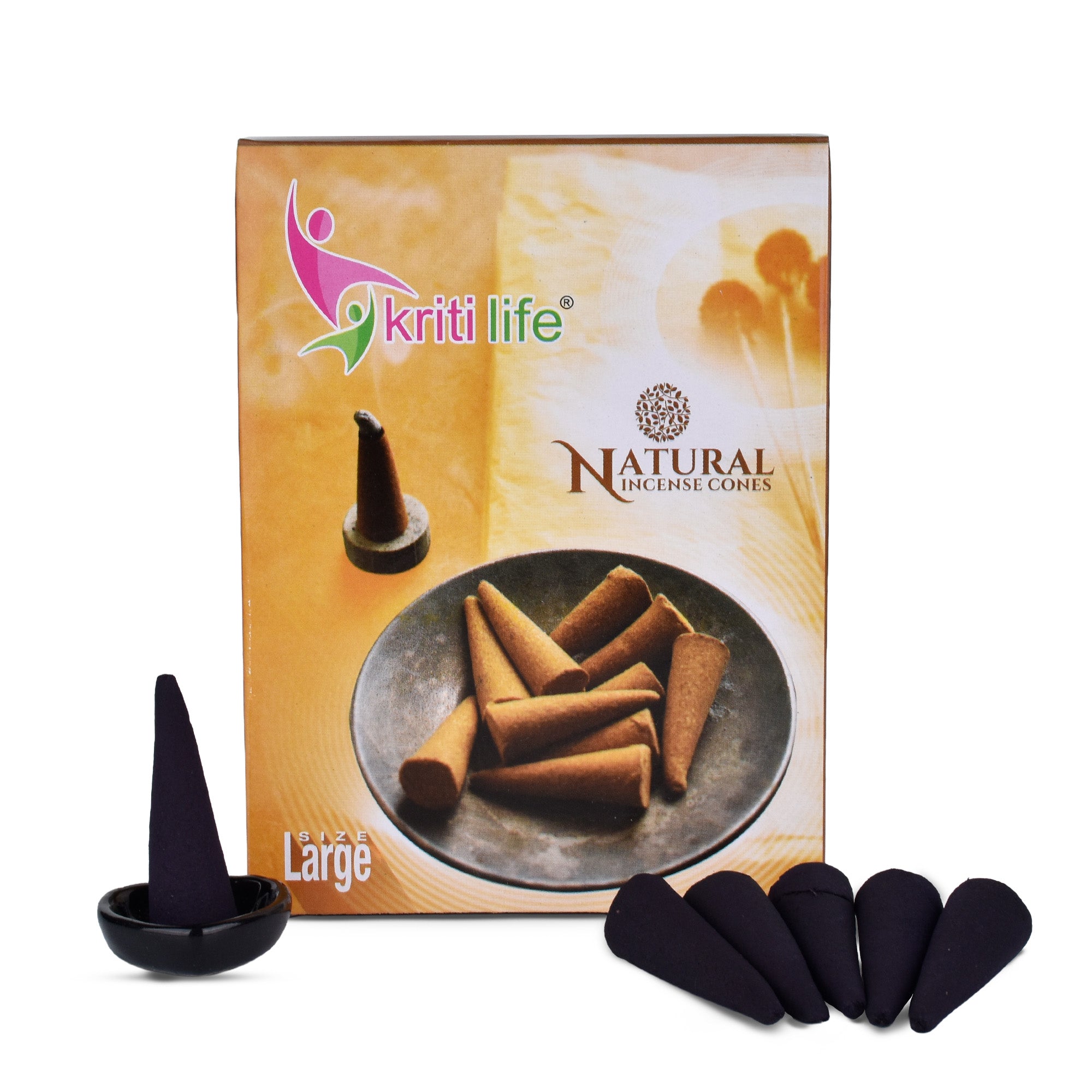Incense Cone - Lavender 60 Pcs Burn Time 40 Minutes