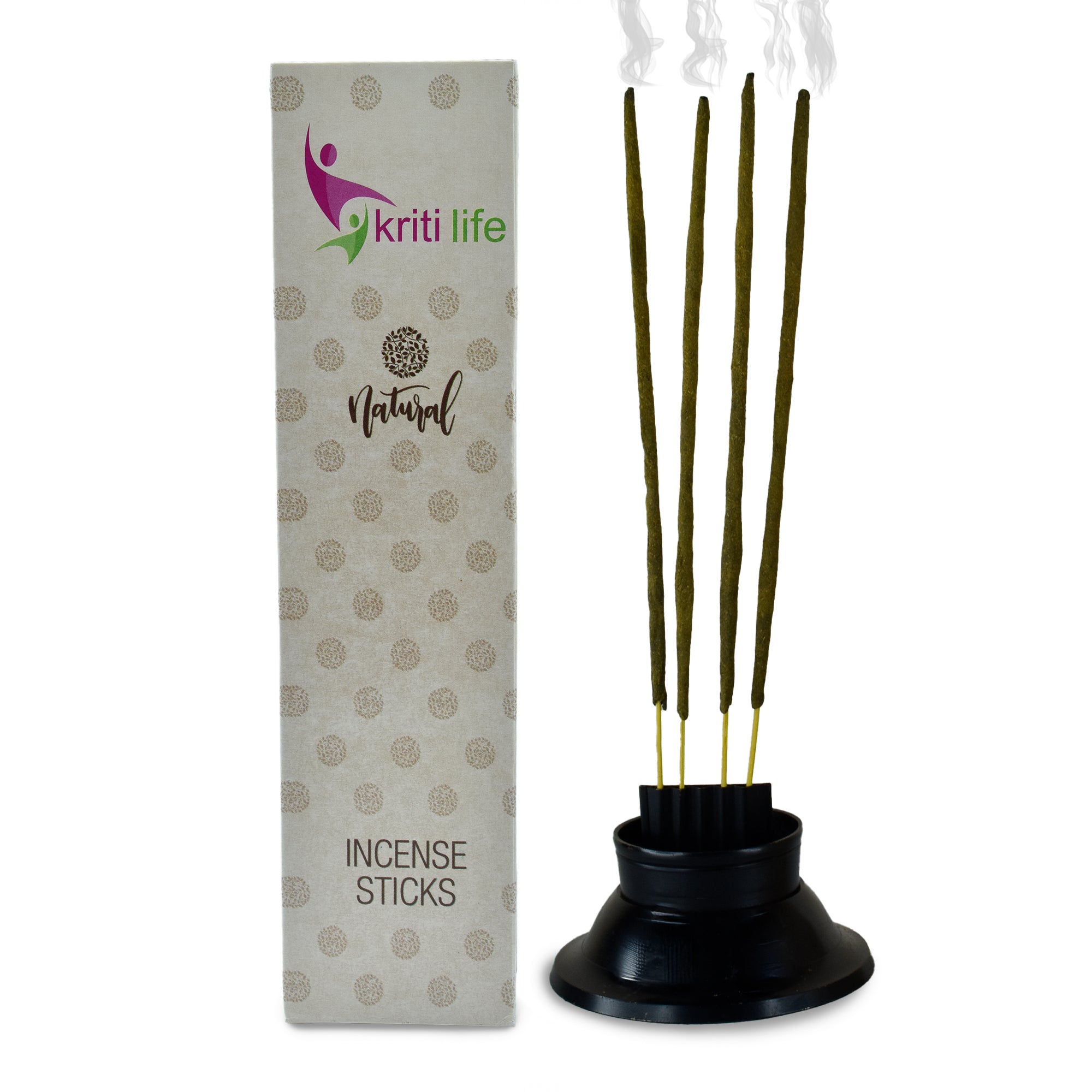 Kriti Life Incense Sticks - Jasmine 100 Pcs Perfect for Puja &amp; Relaxation