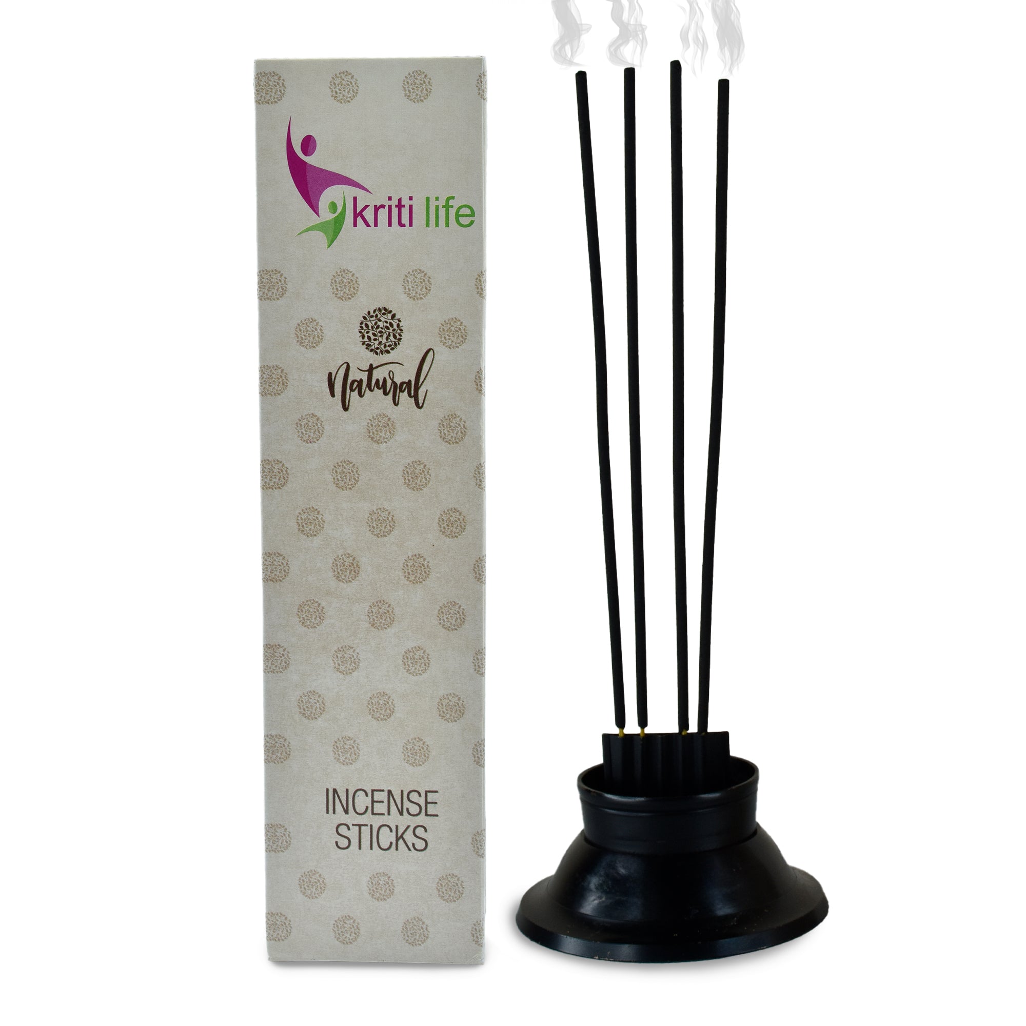 Kriti Life Incense Sticks - 4 Fragrance 100 Pcs Perfect for Puja &amp; Relaxation