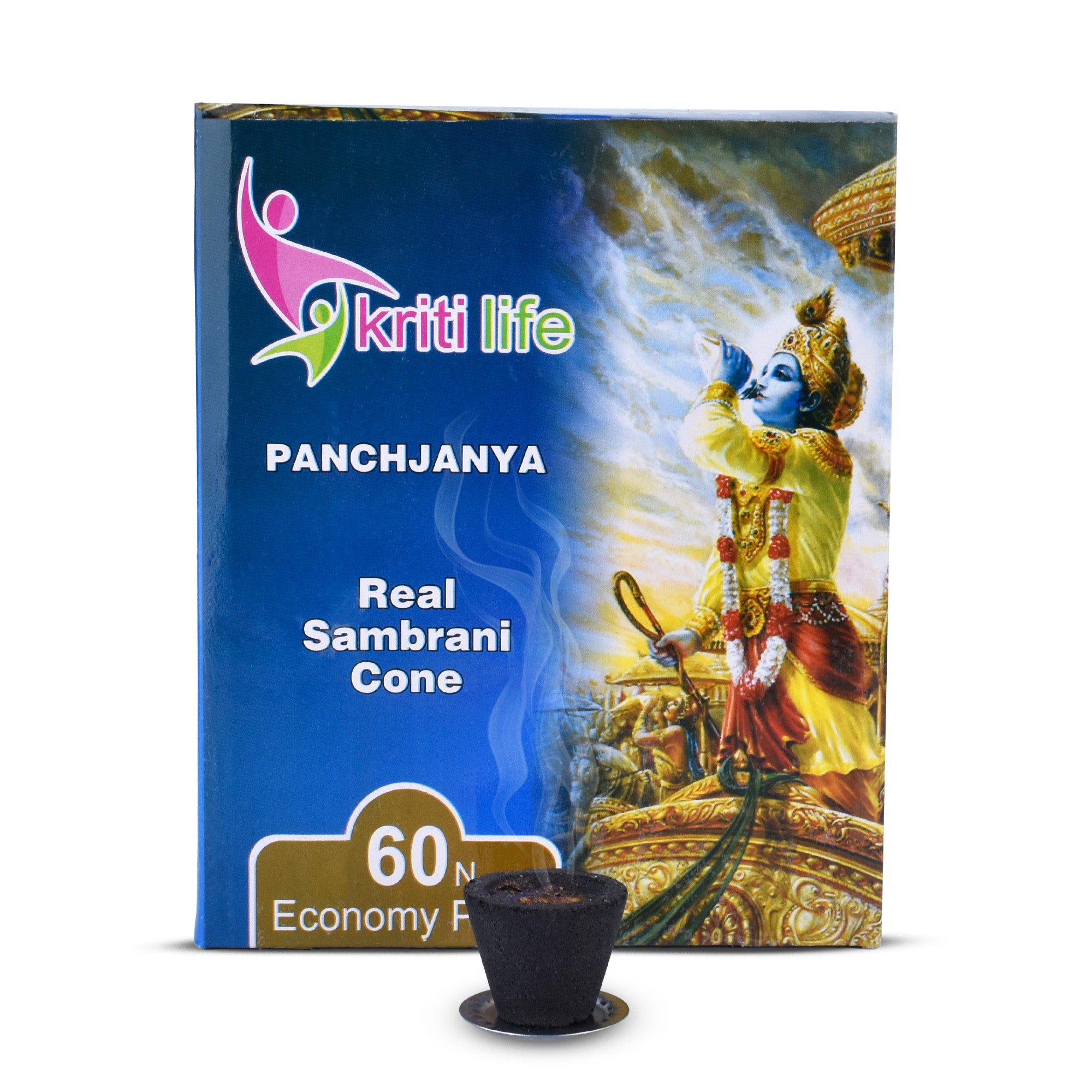 Shop Real Sambrani Cones – Natural Incense for Puja &amp; Meditation Pack Of Contains 60pcs