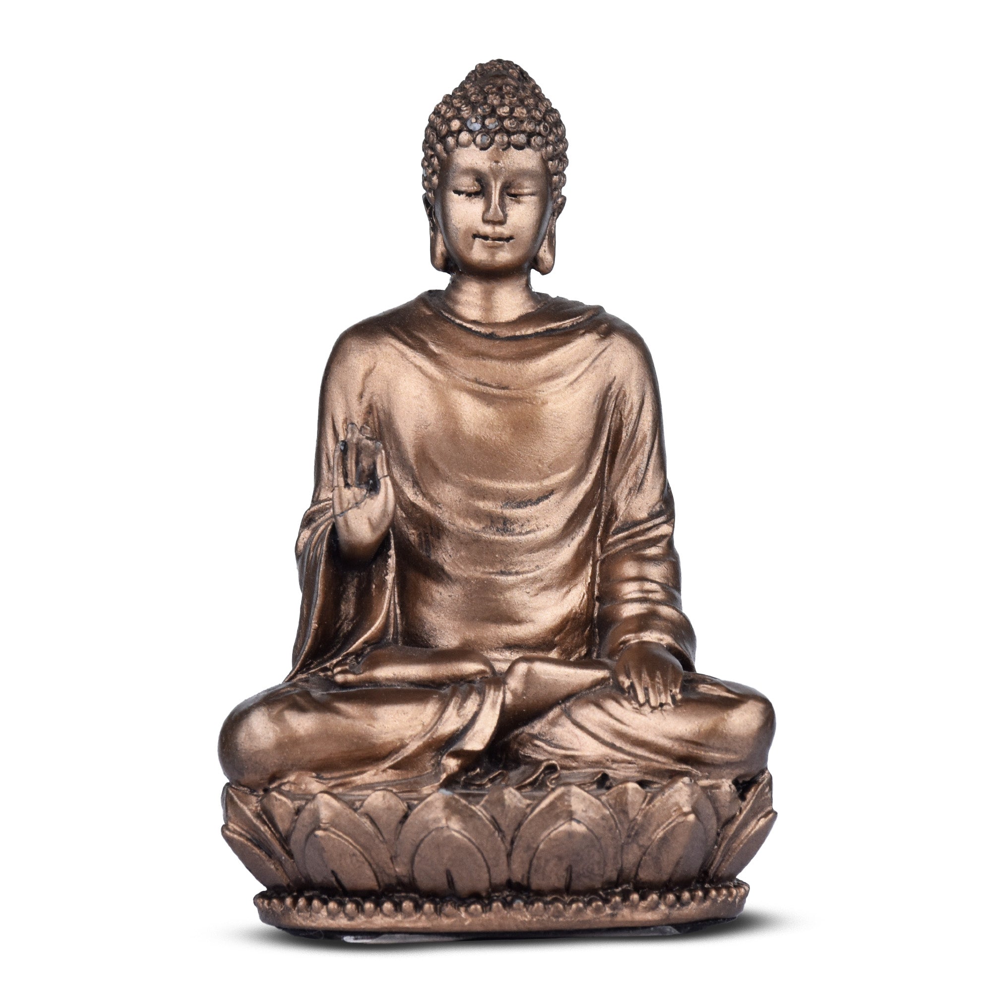 Meditating Buddha Idol in Blessing Pose | 3 inches | – Polyresin Decorative Statue