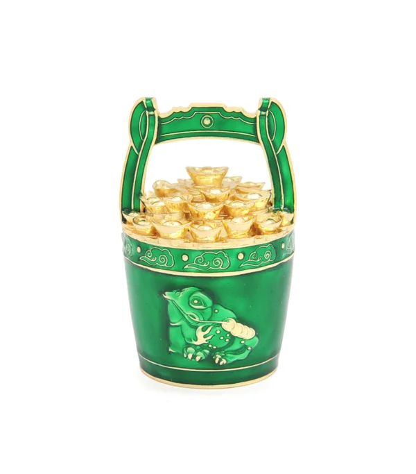 3-LEGGED TOAD BUCKET OF GOOD FORTUNE
